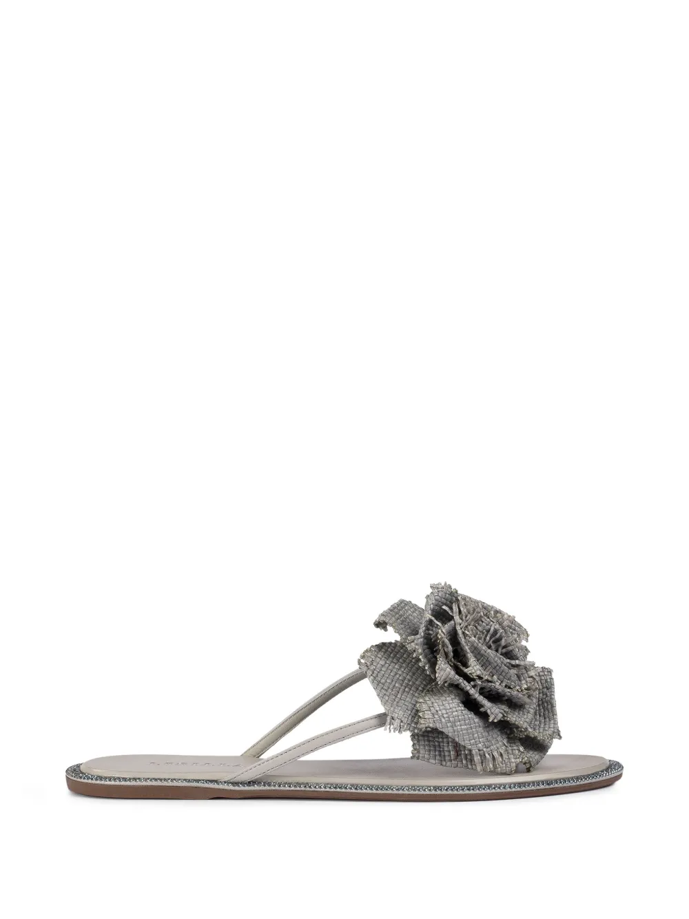 Le Silla Rose floral-embellishment sandals Grijs