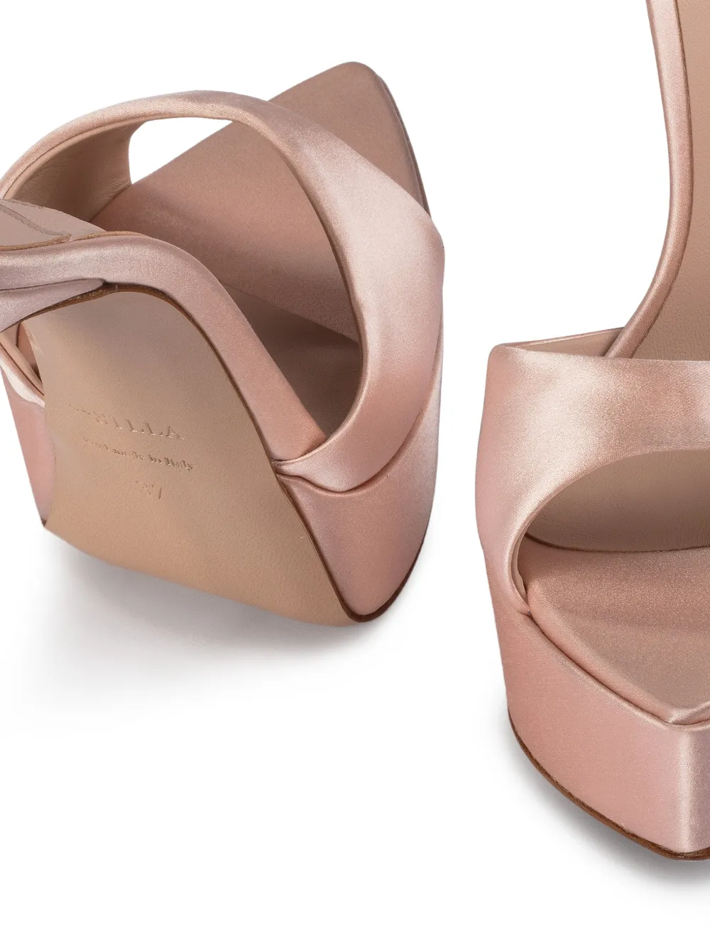 Le Silla Sandalen met plateauzool Roze