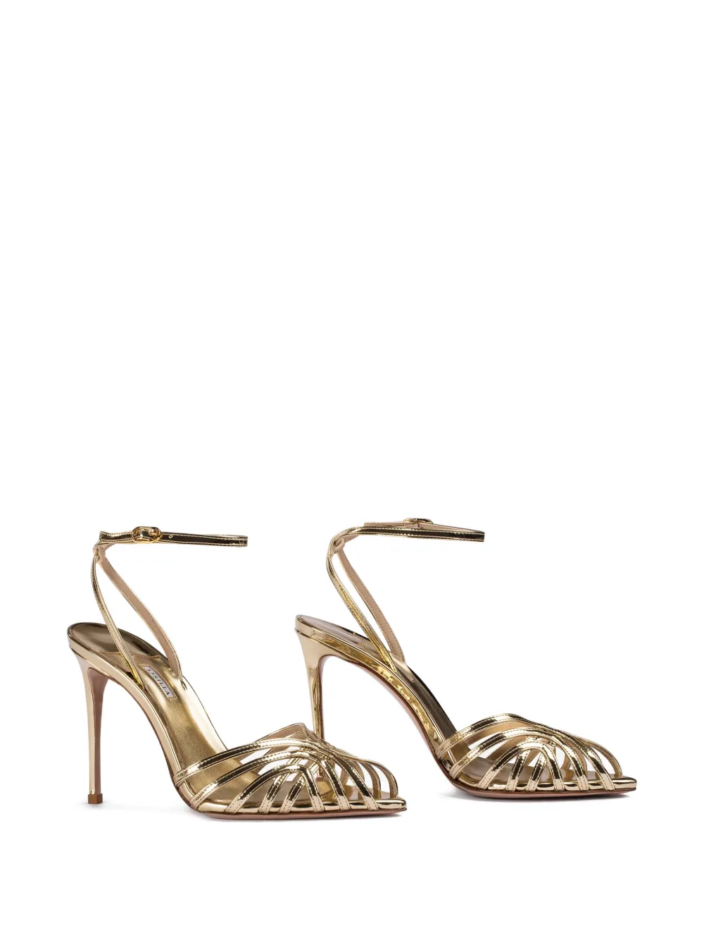 Le Silla Embrace sandalen met bandjes Goud