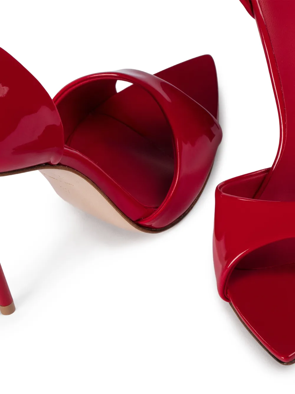 Le Silla Shirley stiletto sandalen Rood