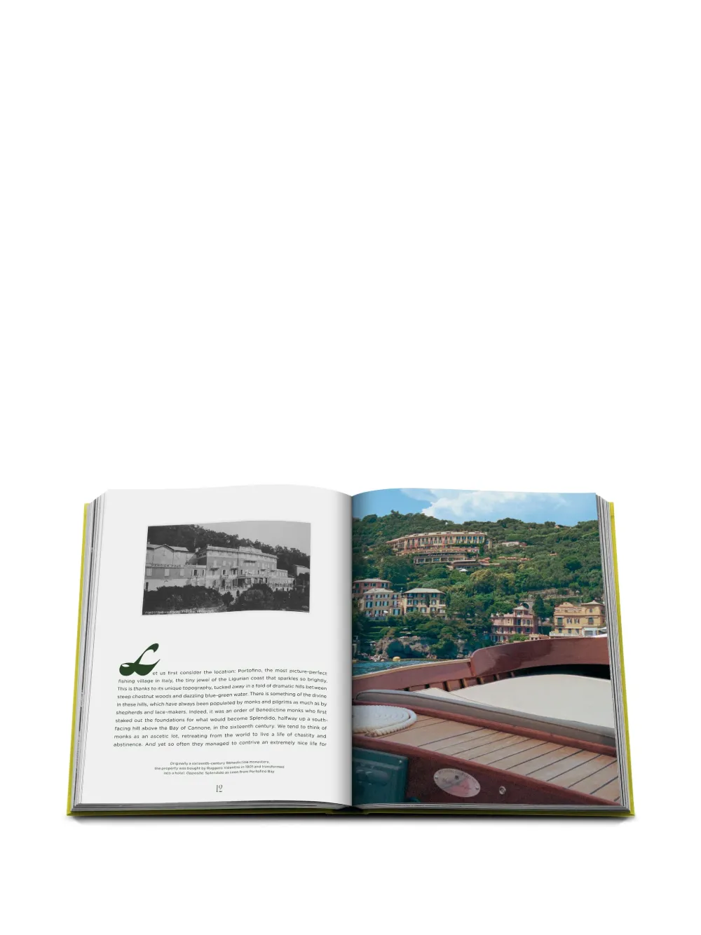 Assouline Splendido Radiant Stage Portofino Book In Green