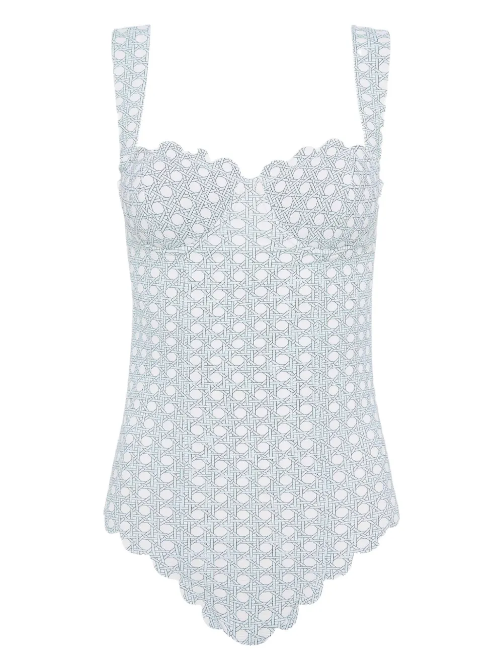 Marysia La Roche Maillot cane-print swimsuit | White | Image 1