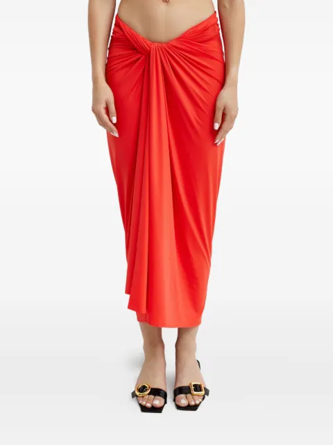 Lenny Niemeyer knot-waist asymmetric sarong