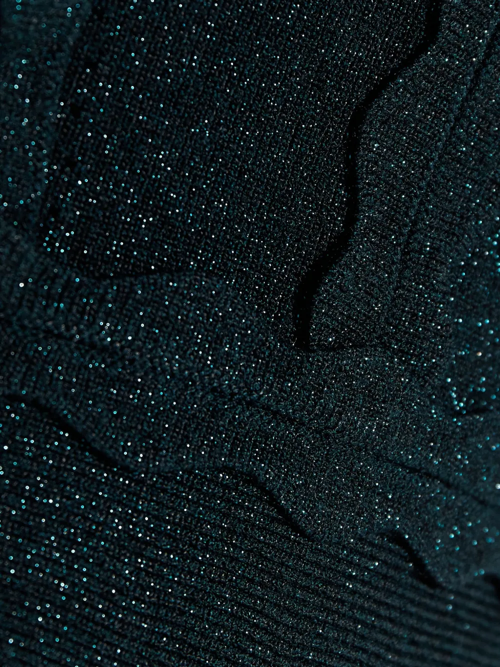 Needle & Thread V-neck Mini Dress In Green