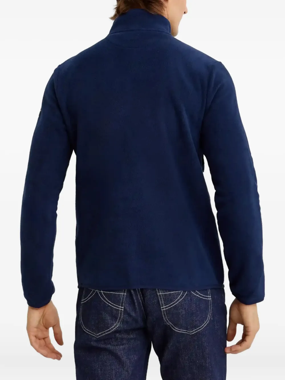 Polo Ralph Lauren Fleece sweater met print Blauw