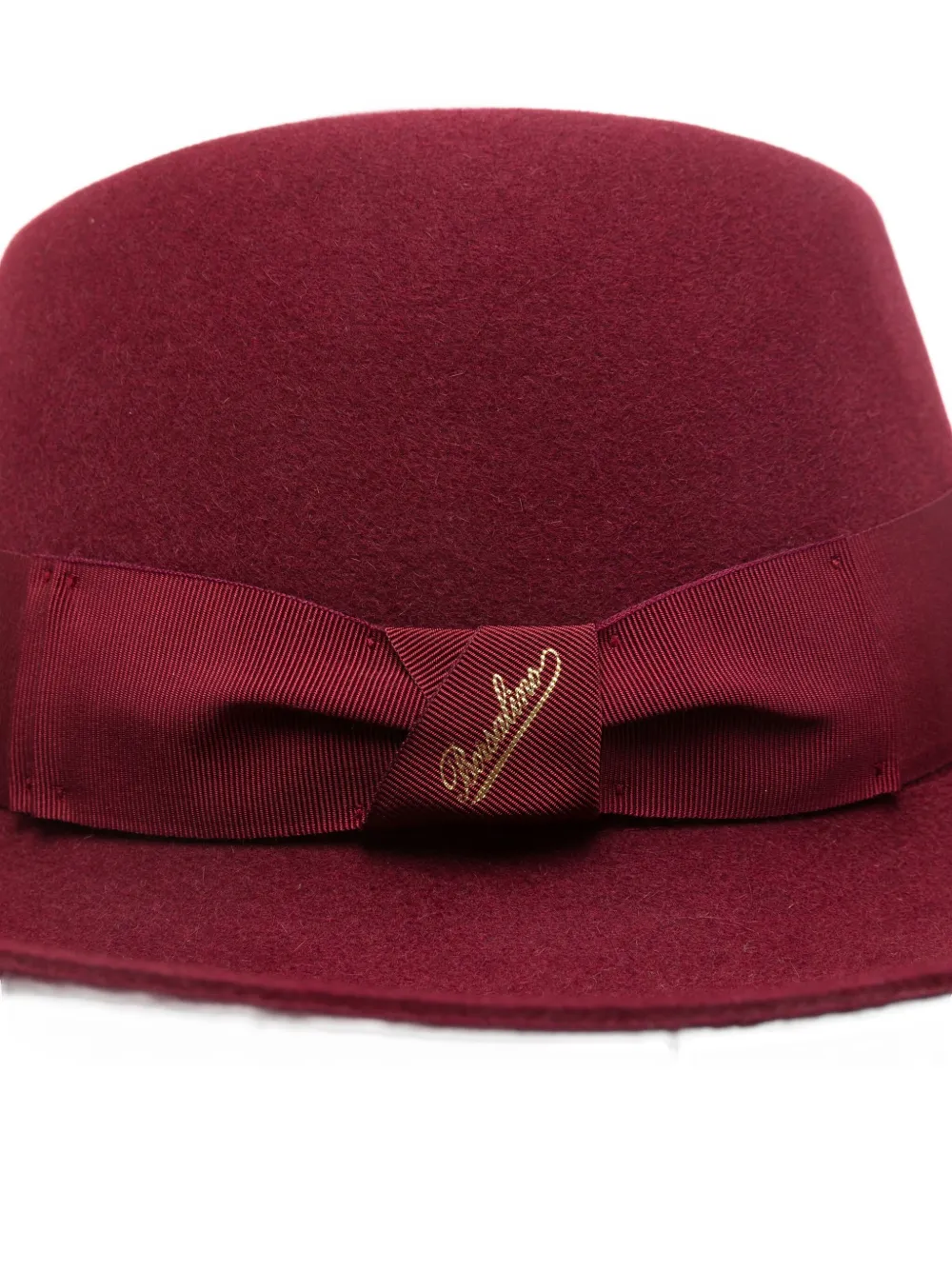 Borsalino Claudette Ribbon-detail Hat In Brown