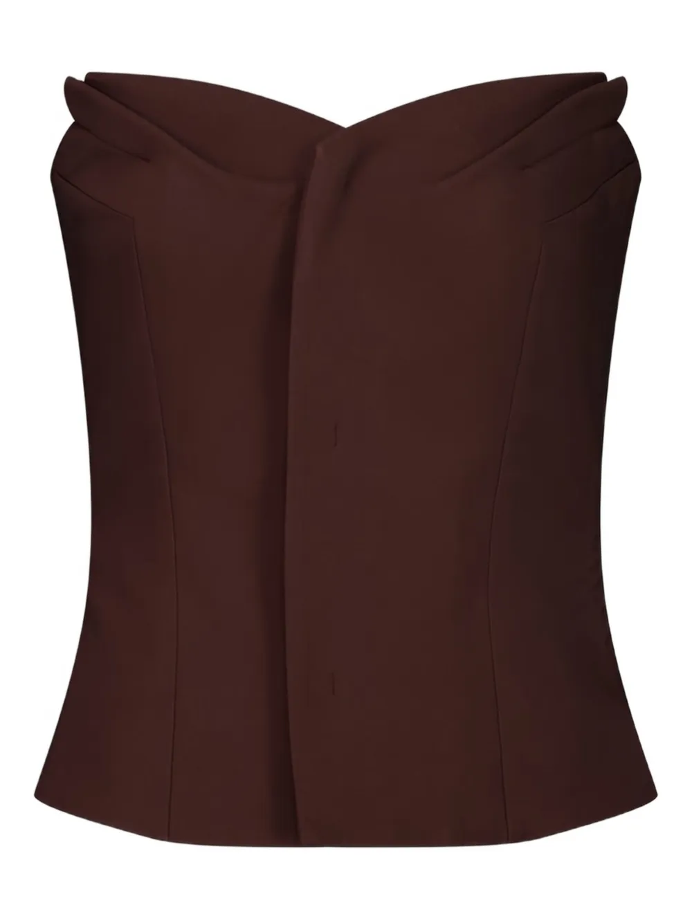 Ottolinger Gathered Top In Brown