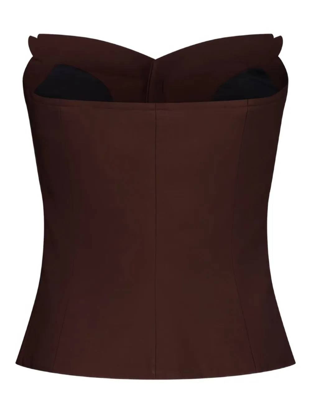 Ottolinger Gesmockte top - Bruin