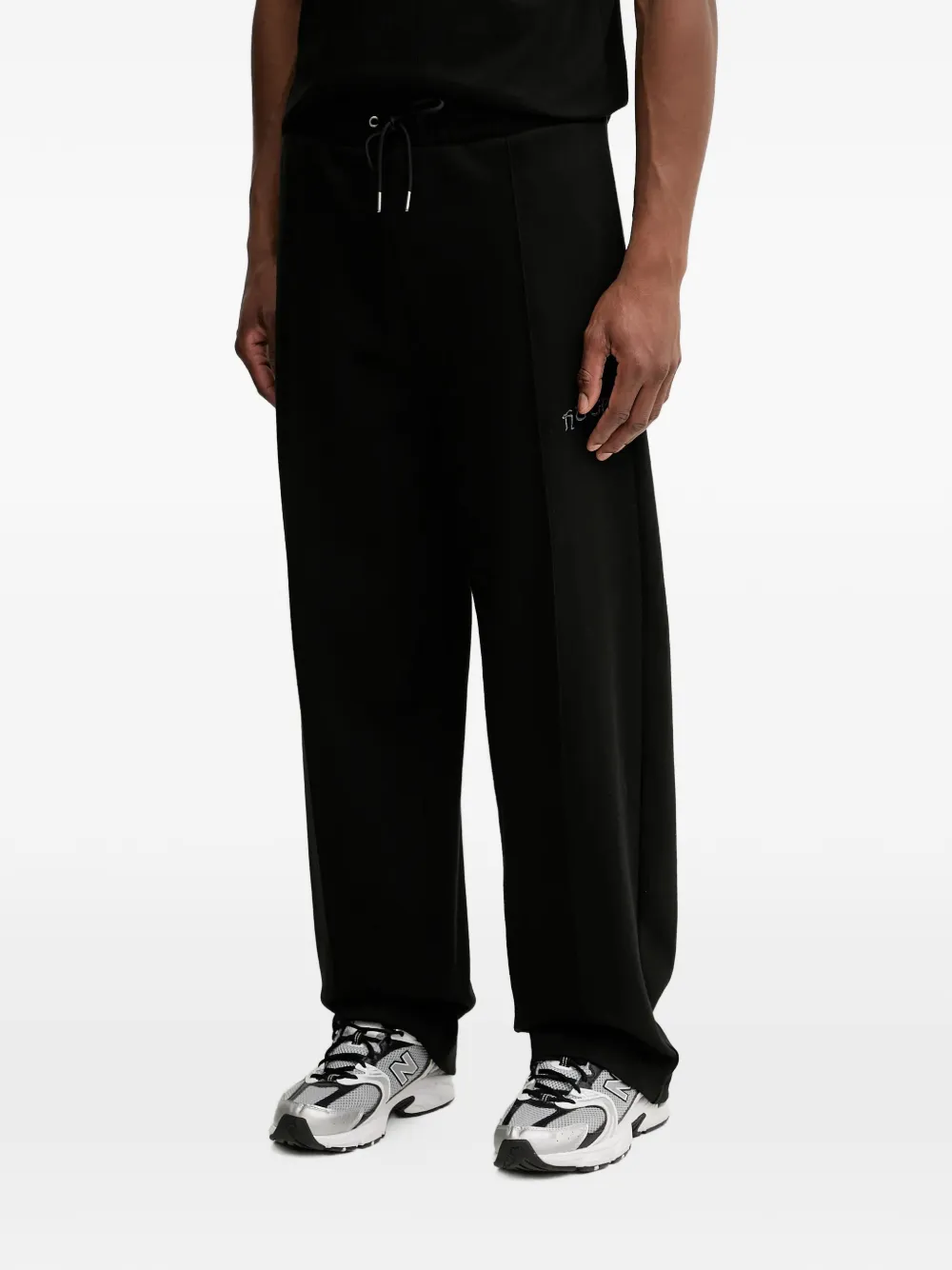 HUGO logo-embroidered track pants | Black | Image 1