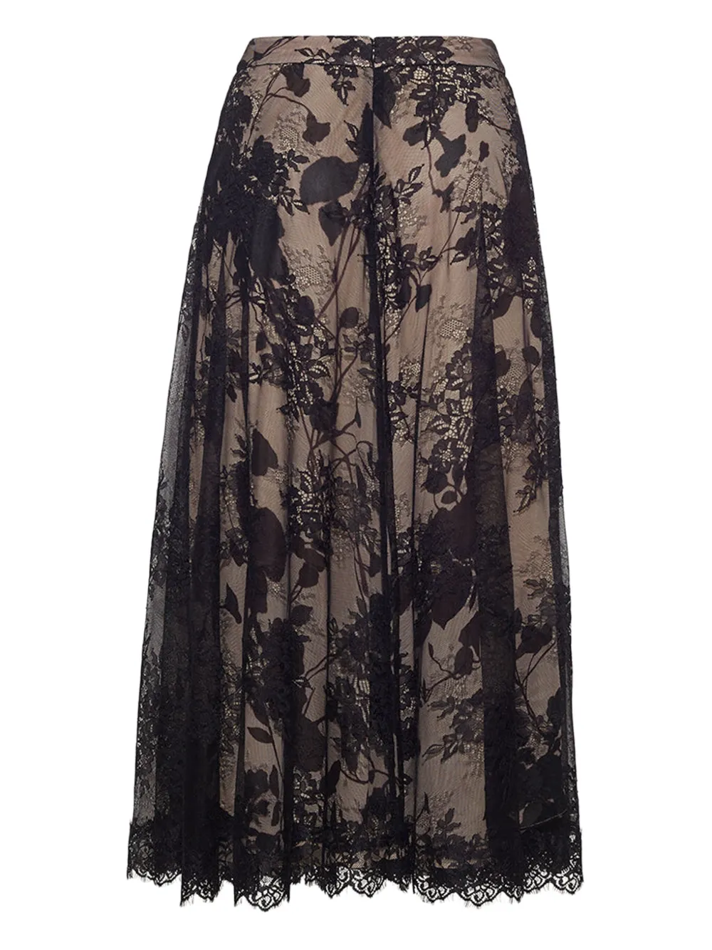 Cara Cara Carolina rok met chantilly-kant - Zwart