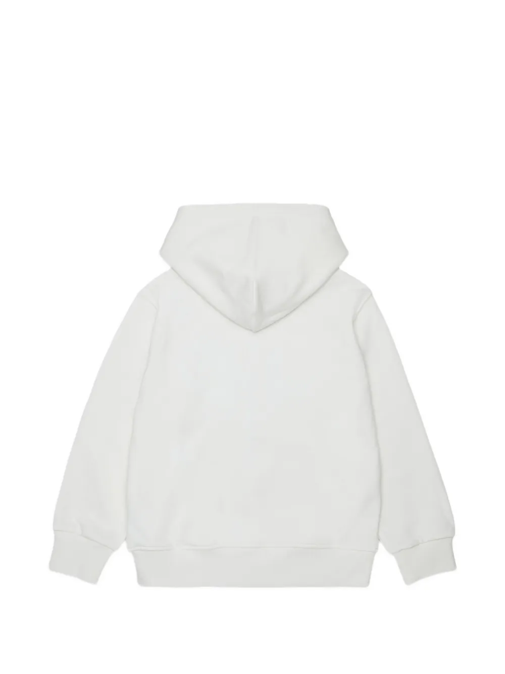 Diesel Kids Slogy Over hoodie met print Wit
