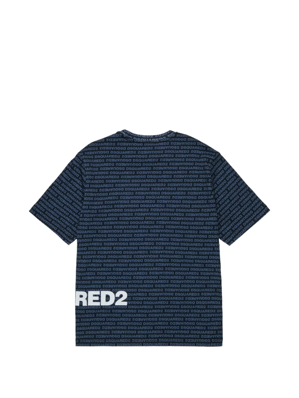 DSQUARED2 KIDS T-shirt met logoprint Blauw