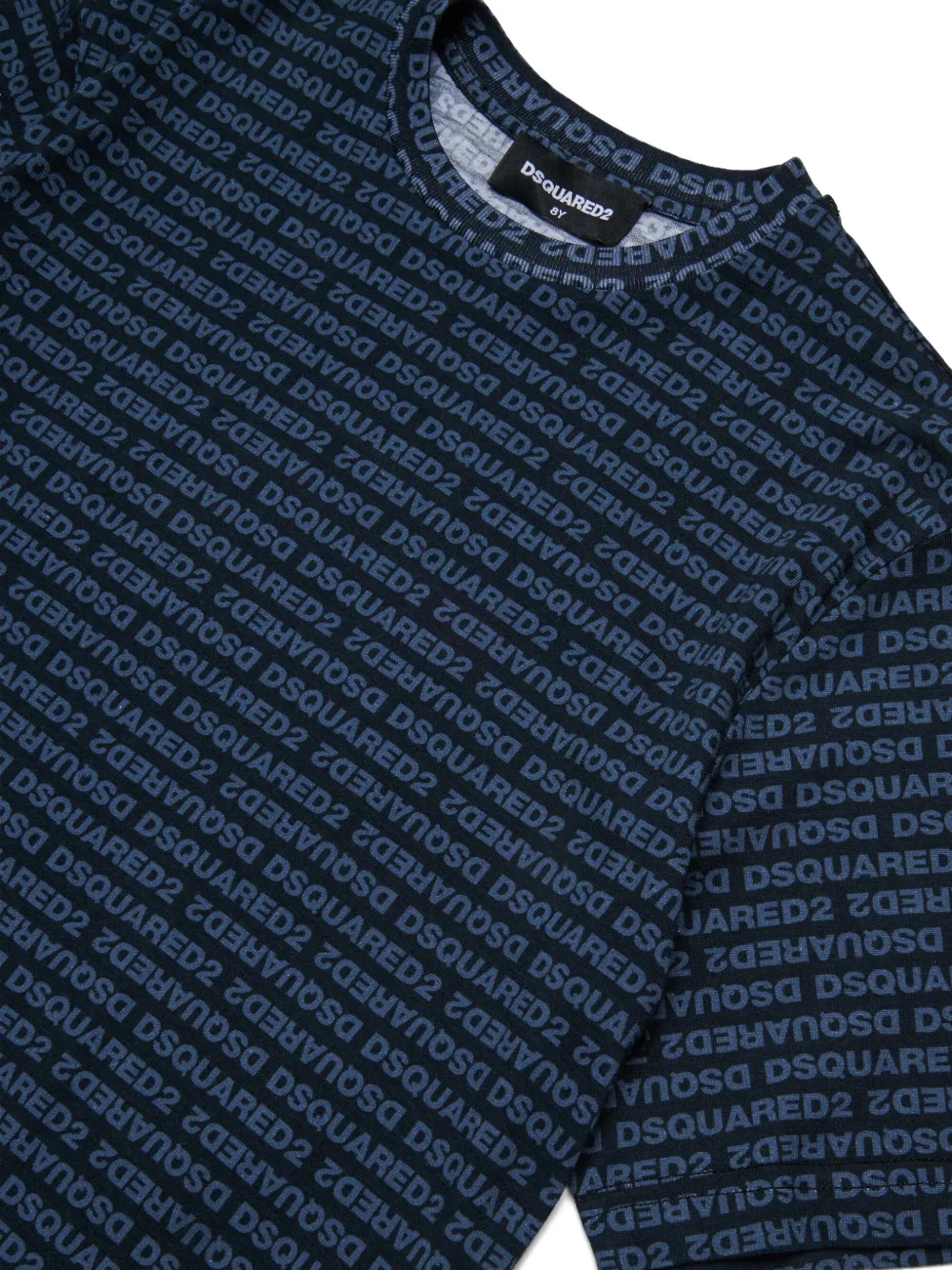 DSQUARED2 KIDS T-shirt met logoprint Blauw