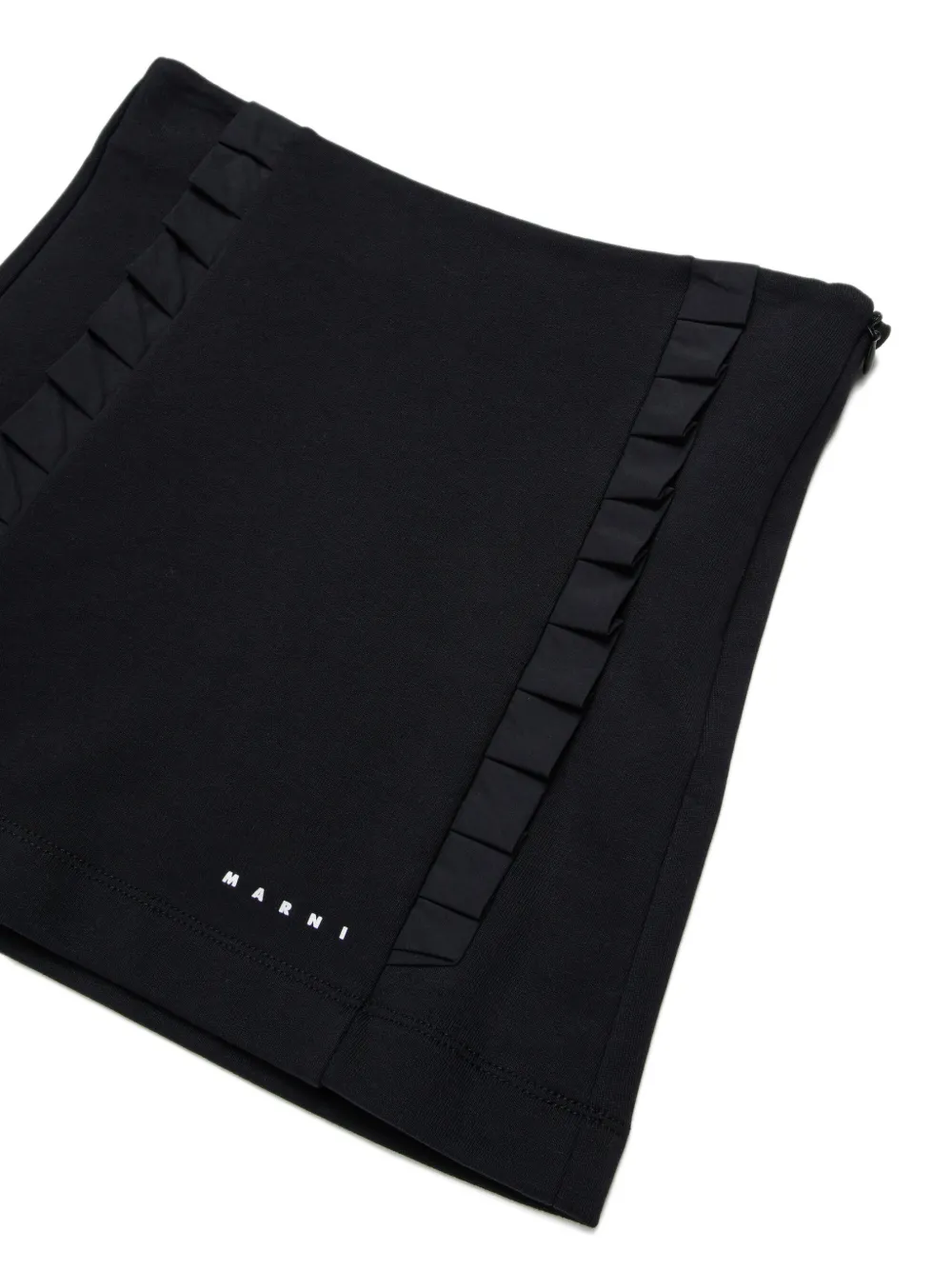 Marni Kids Mini-rok met ruches Zwart