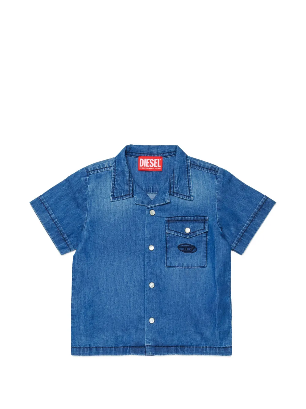 Diesel Kids Cirib denim shirt - Blau