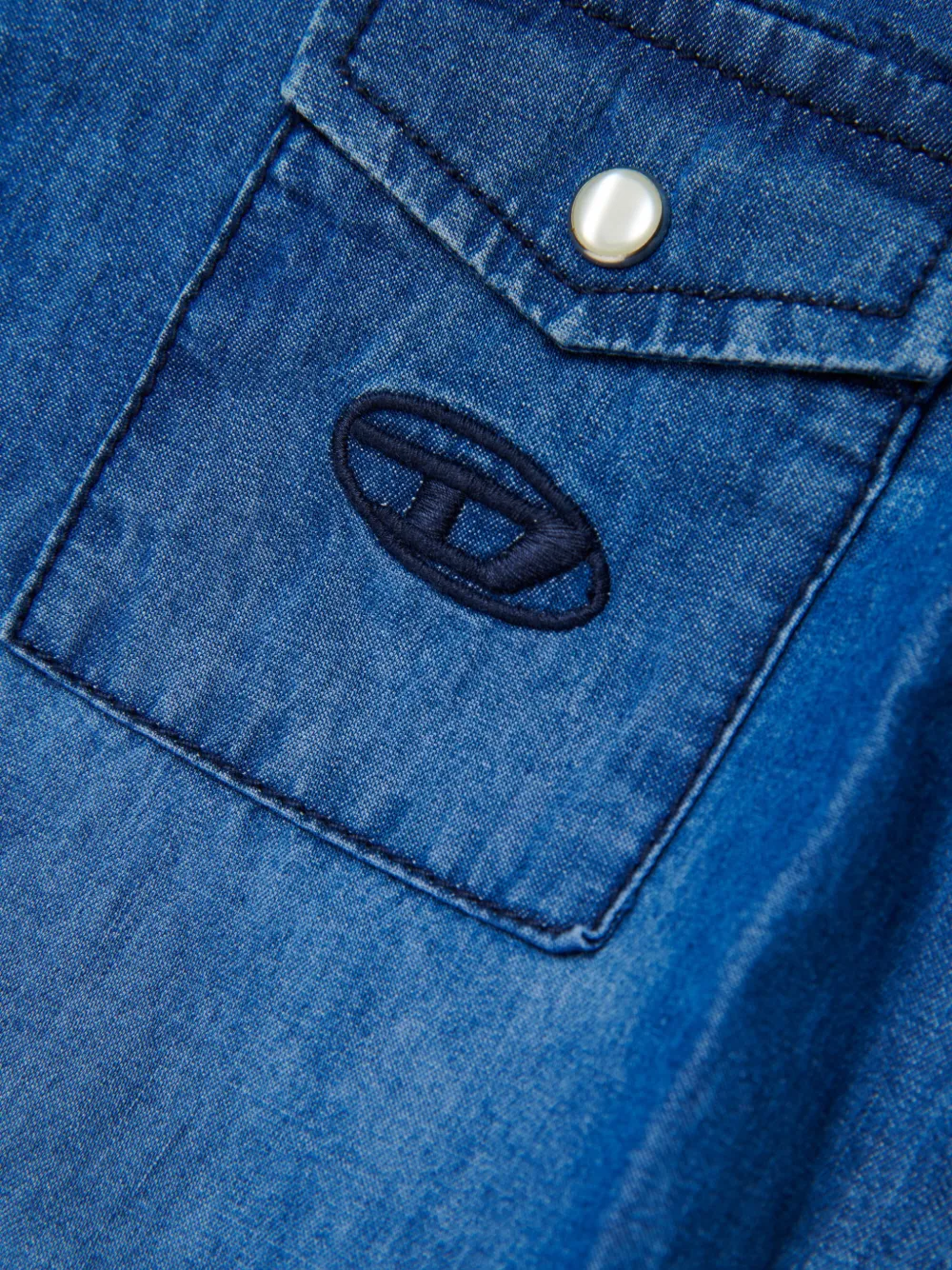 Diesel Kids Cirib spijkershirt Blauw