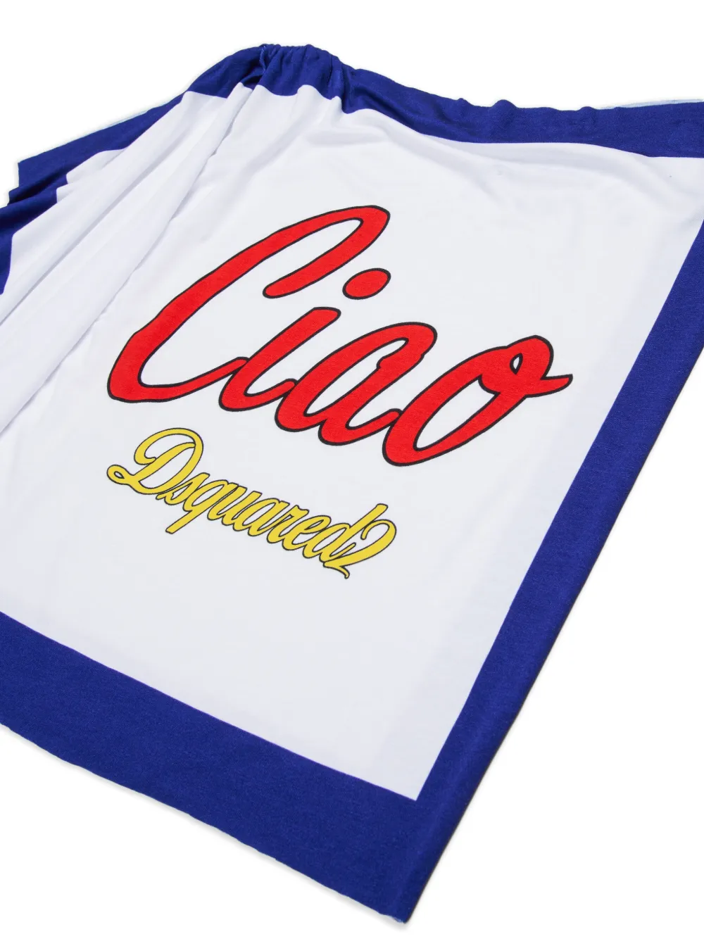 DSQUARED2 KIDS Handdoek met logoprint Wit