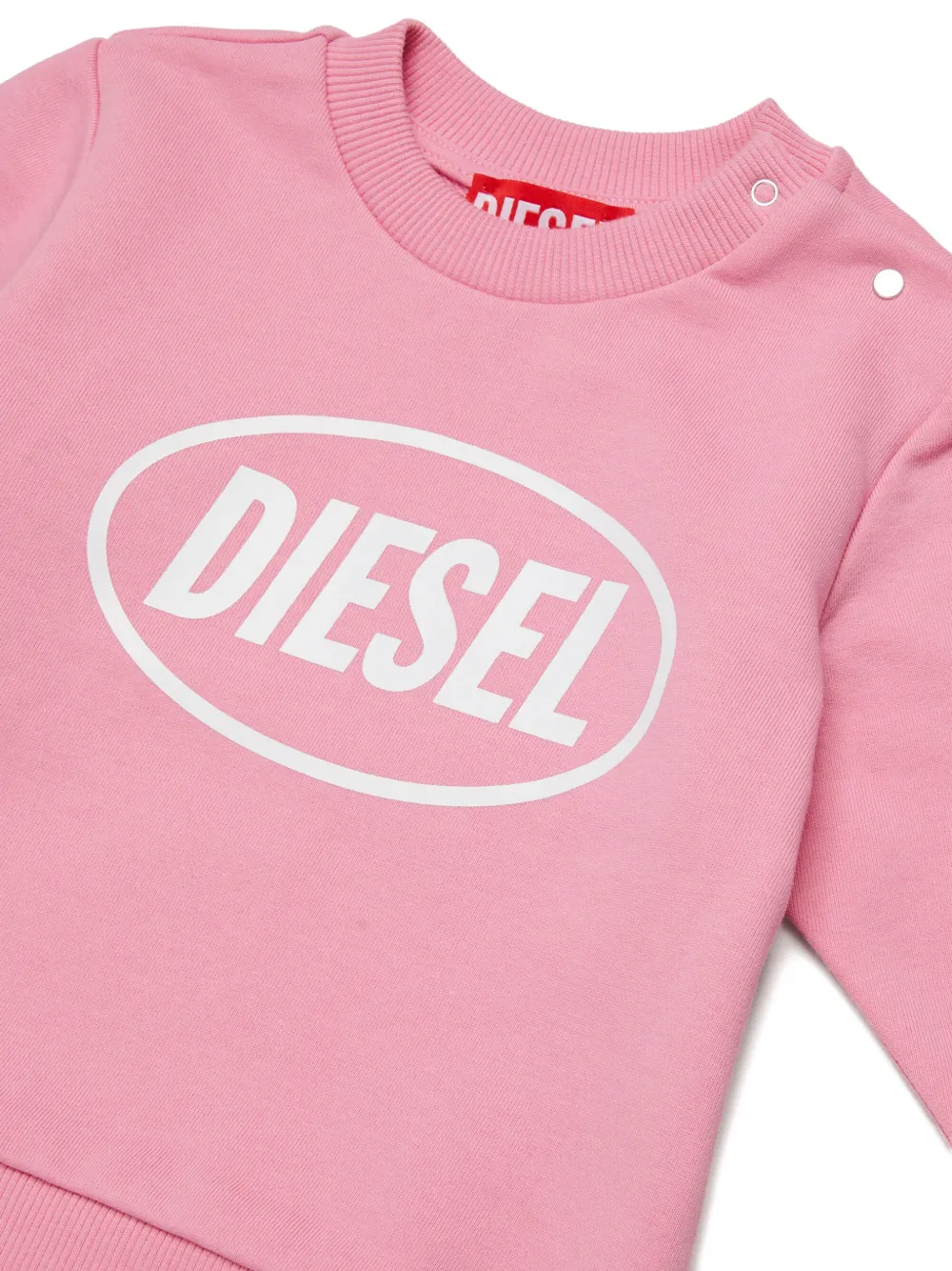 Diesel Kids Sweater met ronde hals Roze