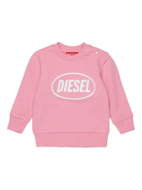 Diesel Kids sudadera con cuello redondo