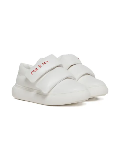 Marni Kids logo-print sneakers