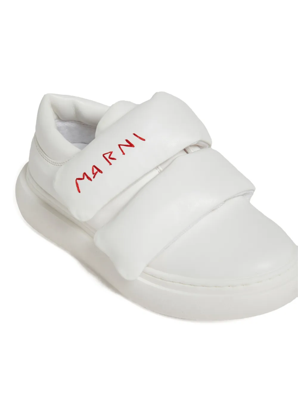 Marni Kids Sneakers met logoprint Wit