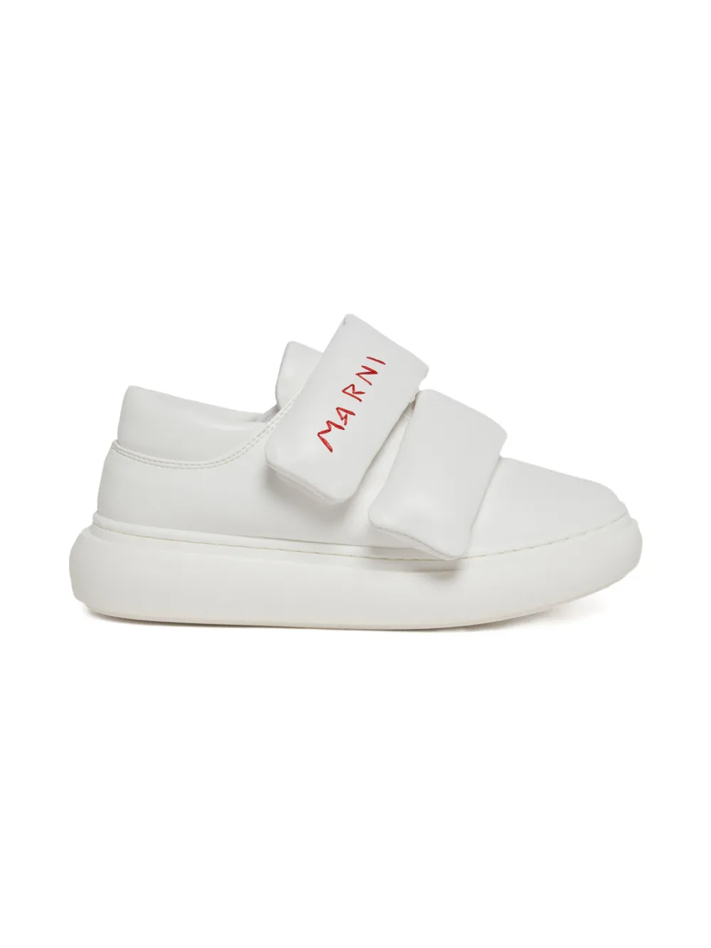 Marni Kids Sneakers met logoprint Wit