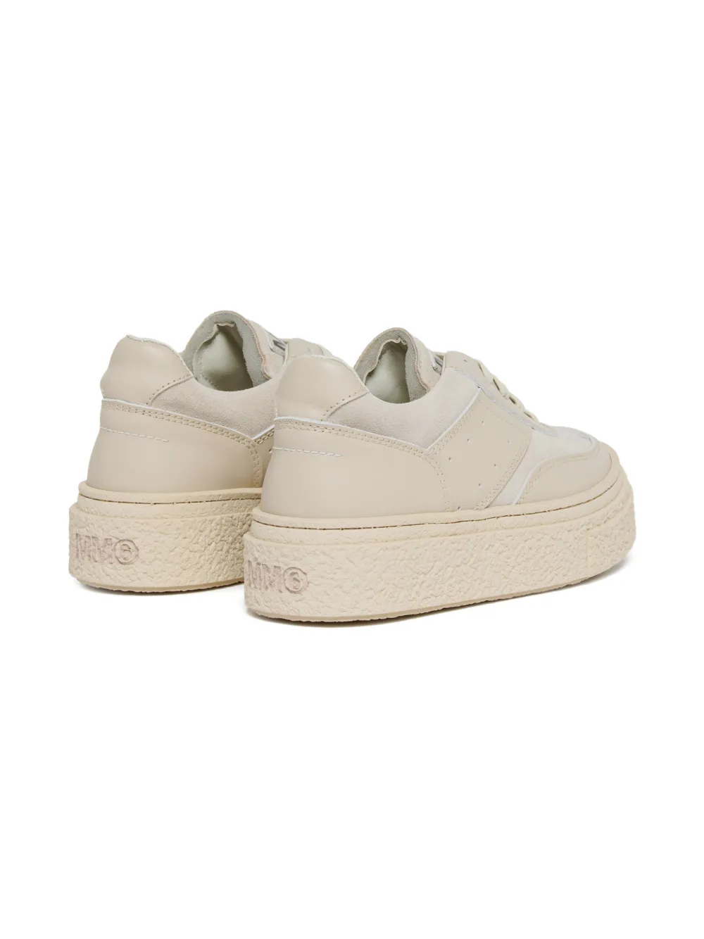 MM6 Maison Margiela Kids Sneakers met plateauzool Beige