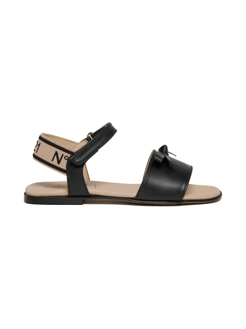 Nº21 Kids Sandalen met strikdetail Zwart