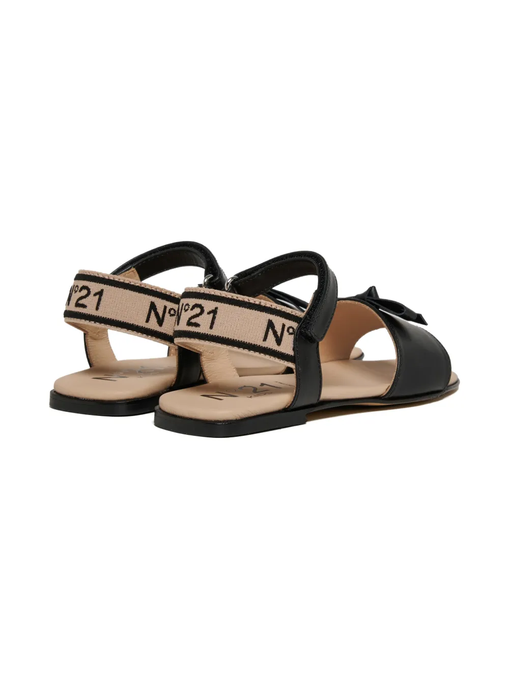 Nº21 Kids Sandalen met strikdetail Zwart