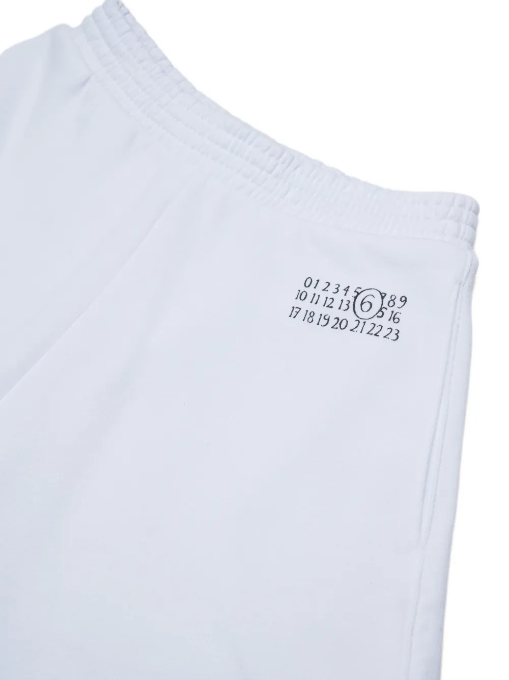 MM6 Maison Margiela Kids Shorts met logoprint Wit