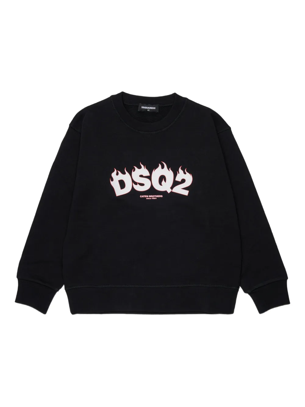 DSQUARED2 KIDS logo-print sweatshirt - Nero