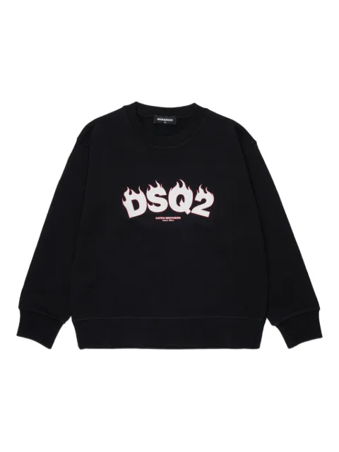 DSQUARED2 KIDS sudadera con logo estampado