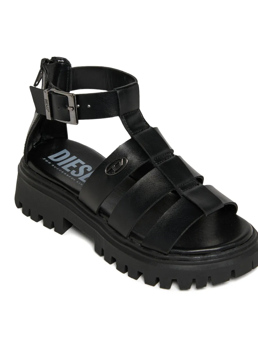 Diesel Kids D-Sanstry sandalen Zwart