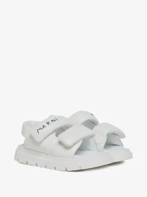 Marni Kids ロゴストラップ サンダル