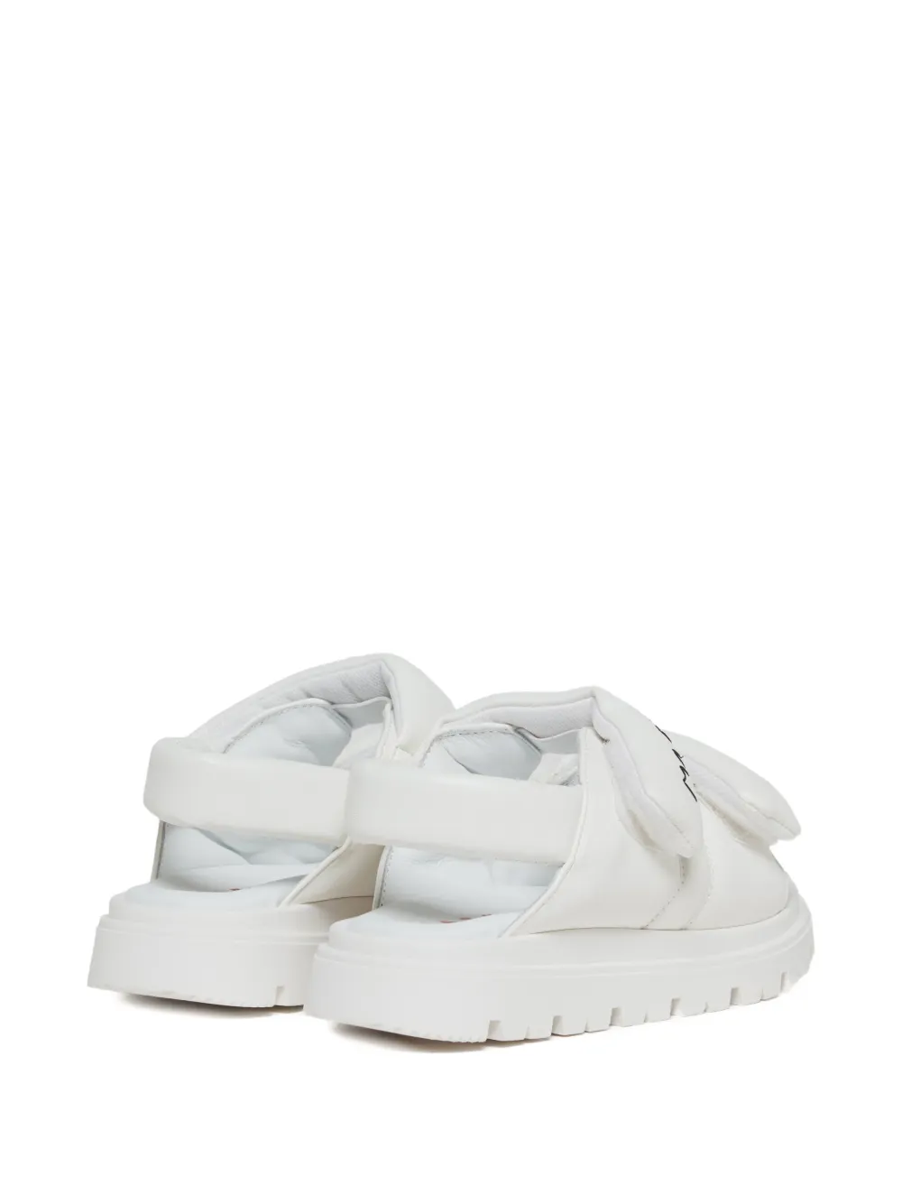 Marni Kids Sandalen met logobandje Wit