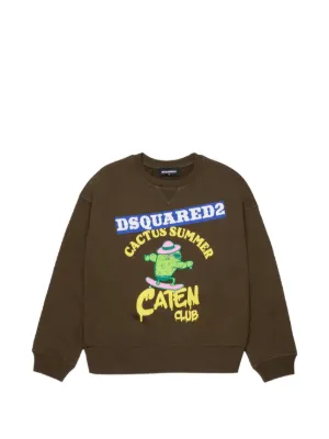 DSQUARED2 KIDS long-sleeve Sweater | Brown | FARFETCH