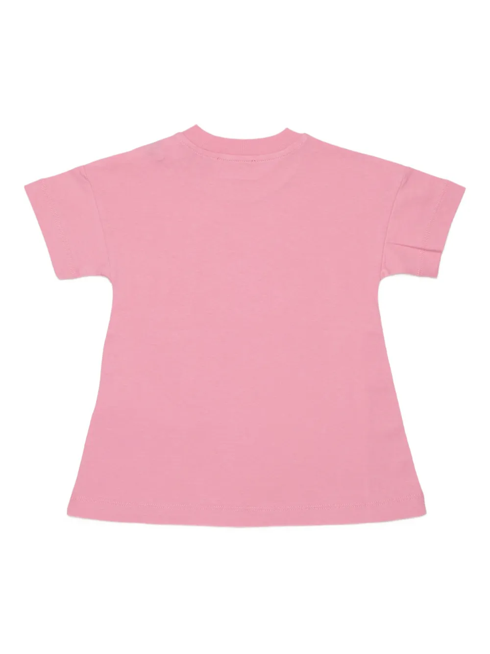 Diesel Kids logo-print T-shirt dress - Roze
