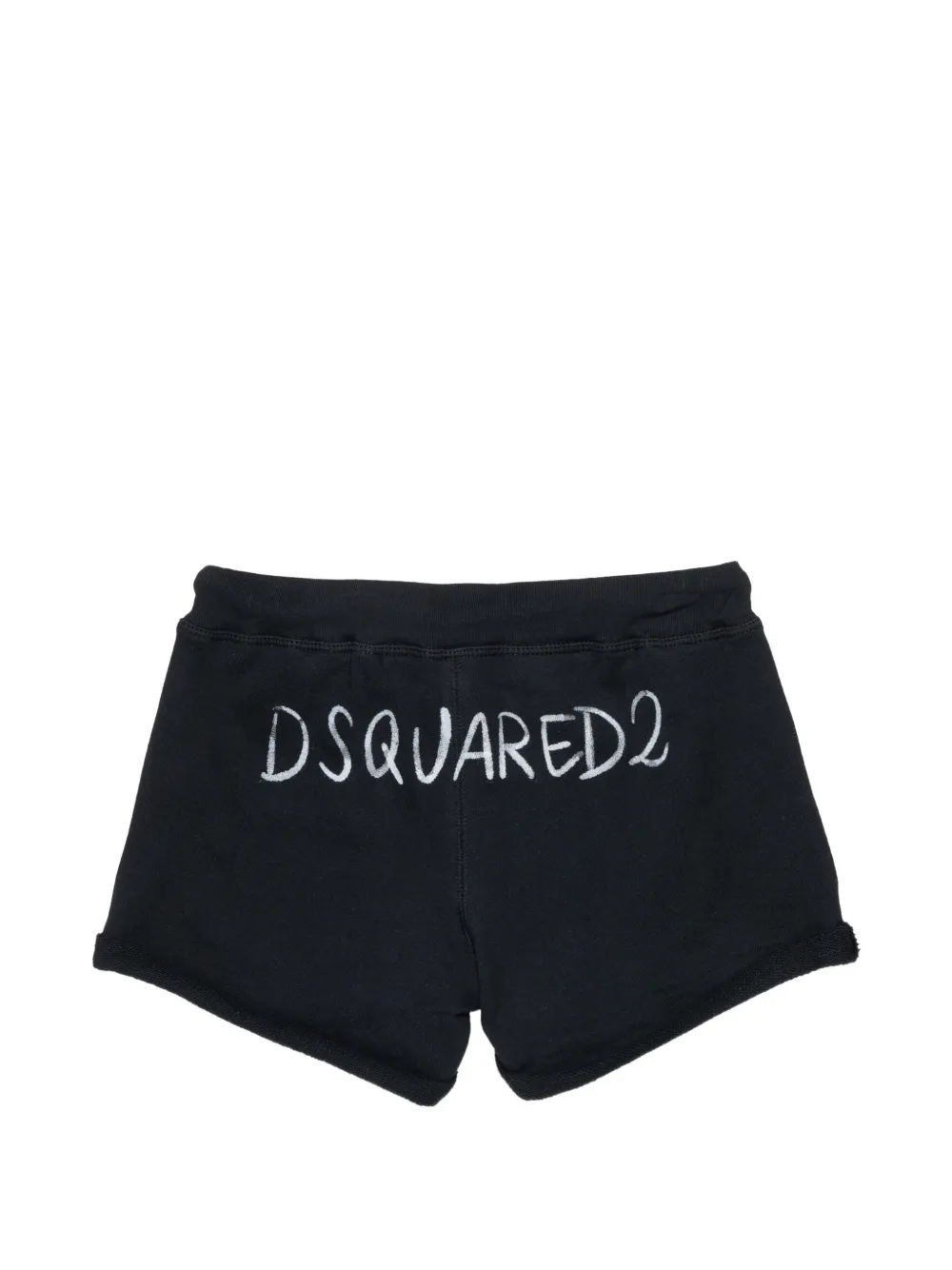  Dsquared2 Kids Drawstring Casual Shorts - Black 