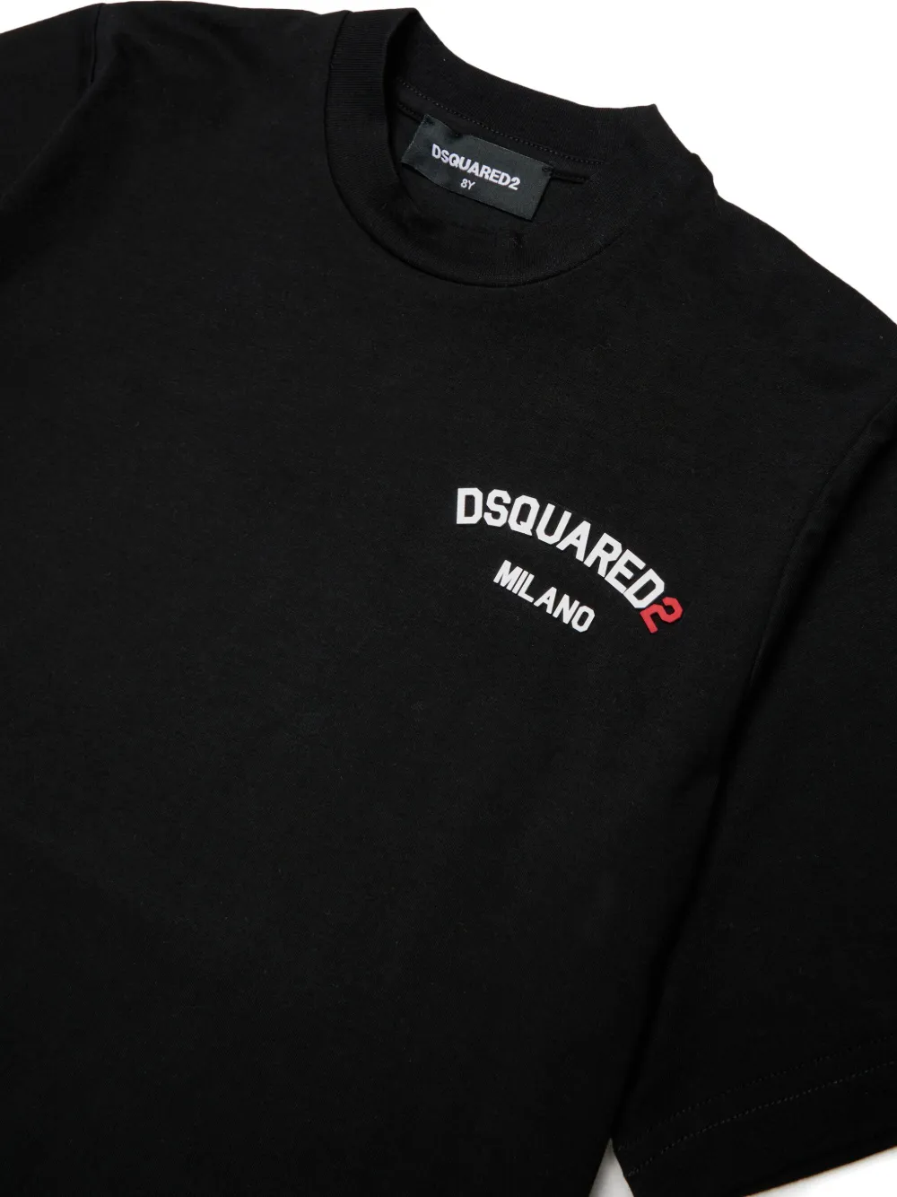 DSQUARED2 KIDS T-shirt met logoprint Zwart