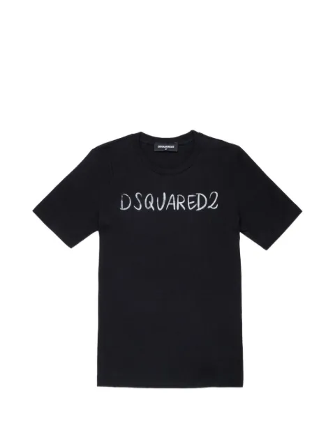 DSQUARED2 KIDS playera con logo estampado