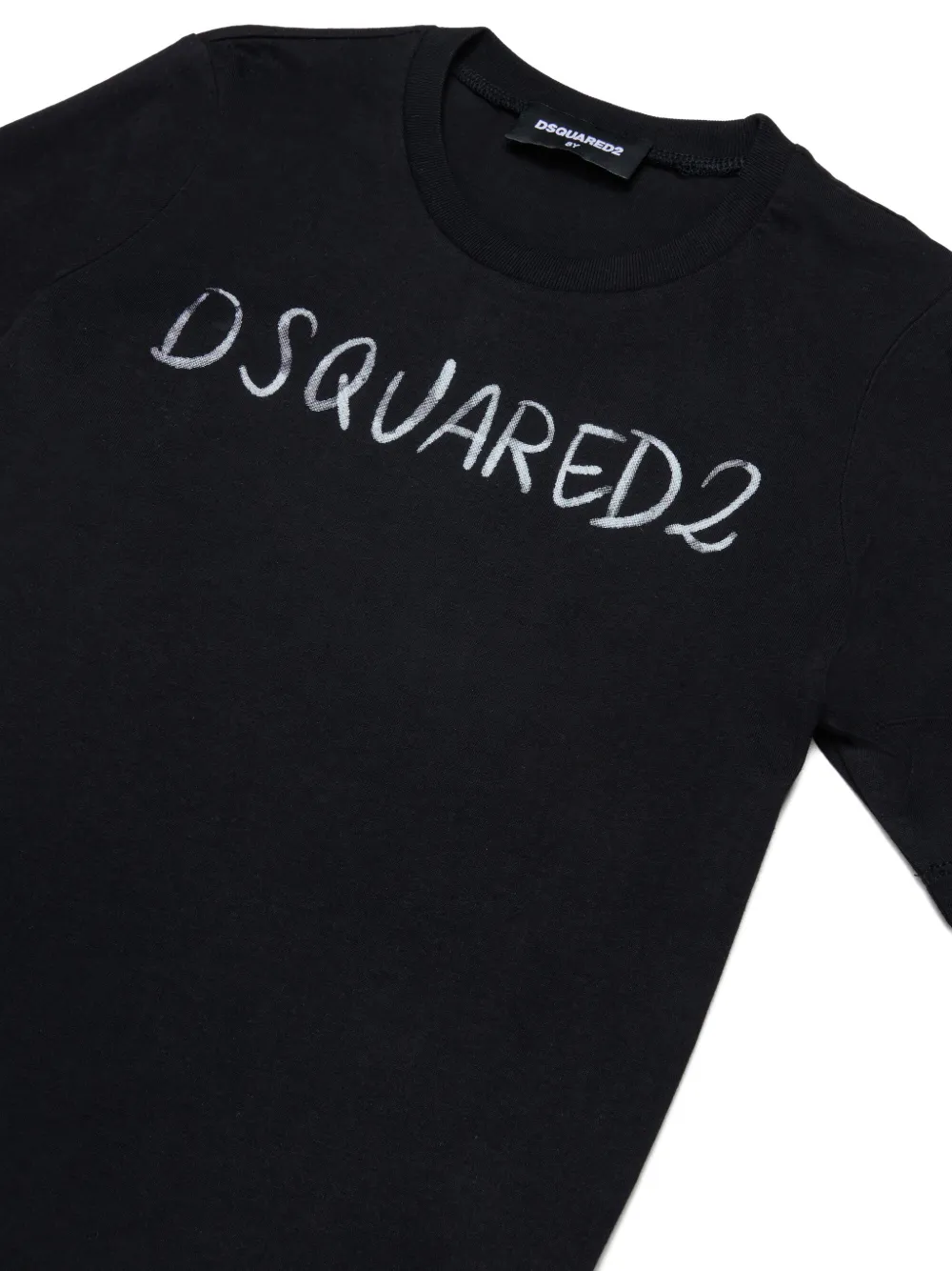 DSQUARED2 KIDS T-shirt met logo Zwart