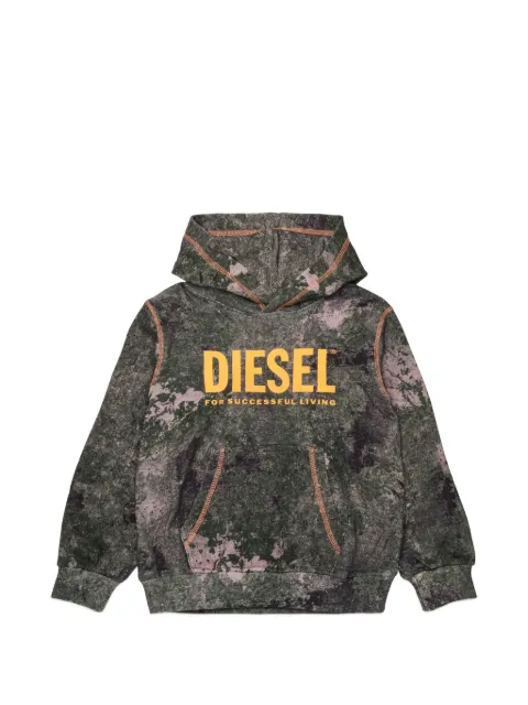 Diesel Kids プリント パーカー