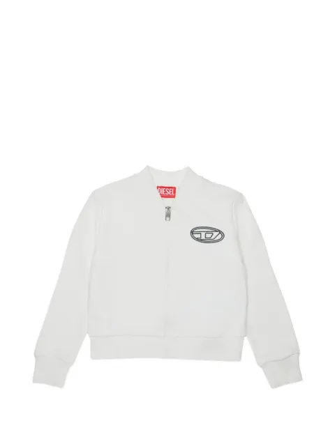 Diesel Kids sweat Skippy à fermeture zippée