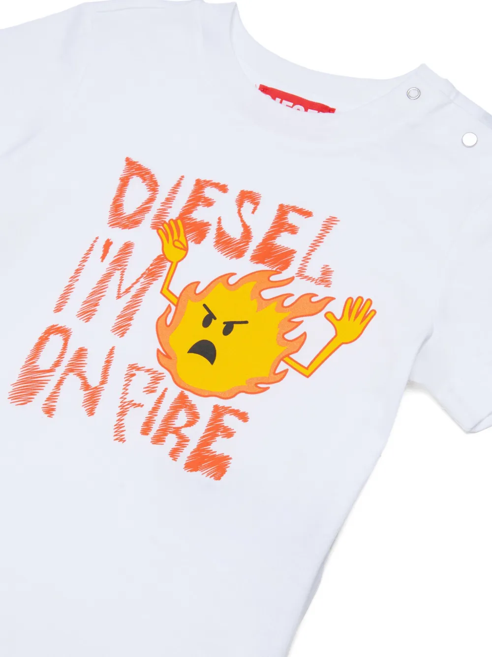 Diesel Kids Trainingspak met print Wit