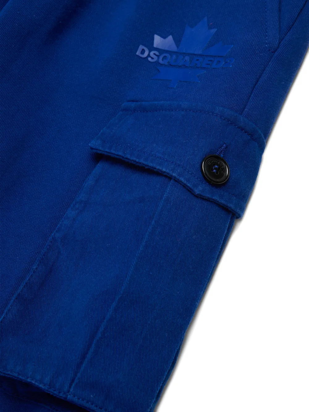 DSQUARED2 KIDS Cargo broek met esdoornblad Blauw