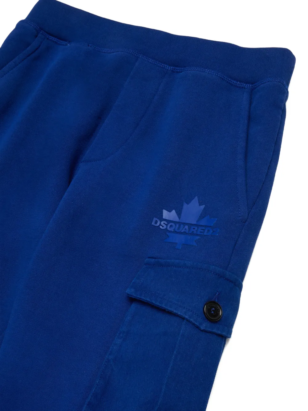 DSQUARED2 KIDS Cargo broek met esdoornblad Blauw