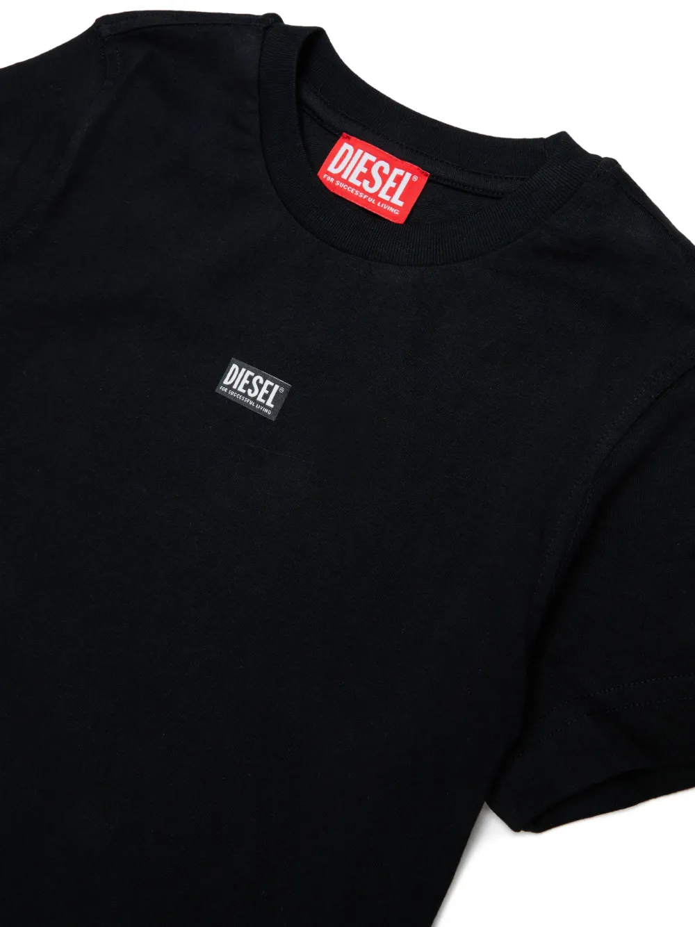 Diesel Kids Tjustr7 T-shirt Zwart