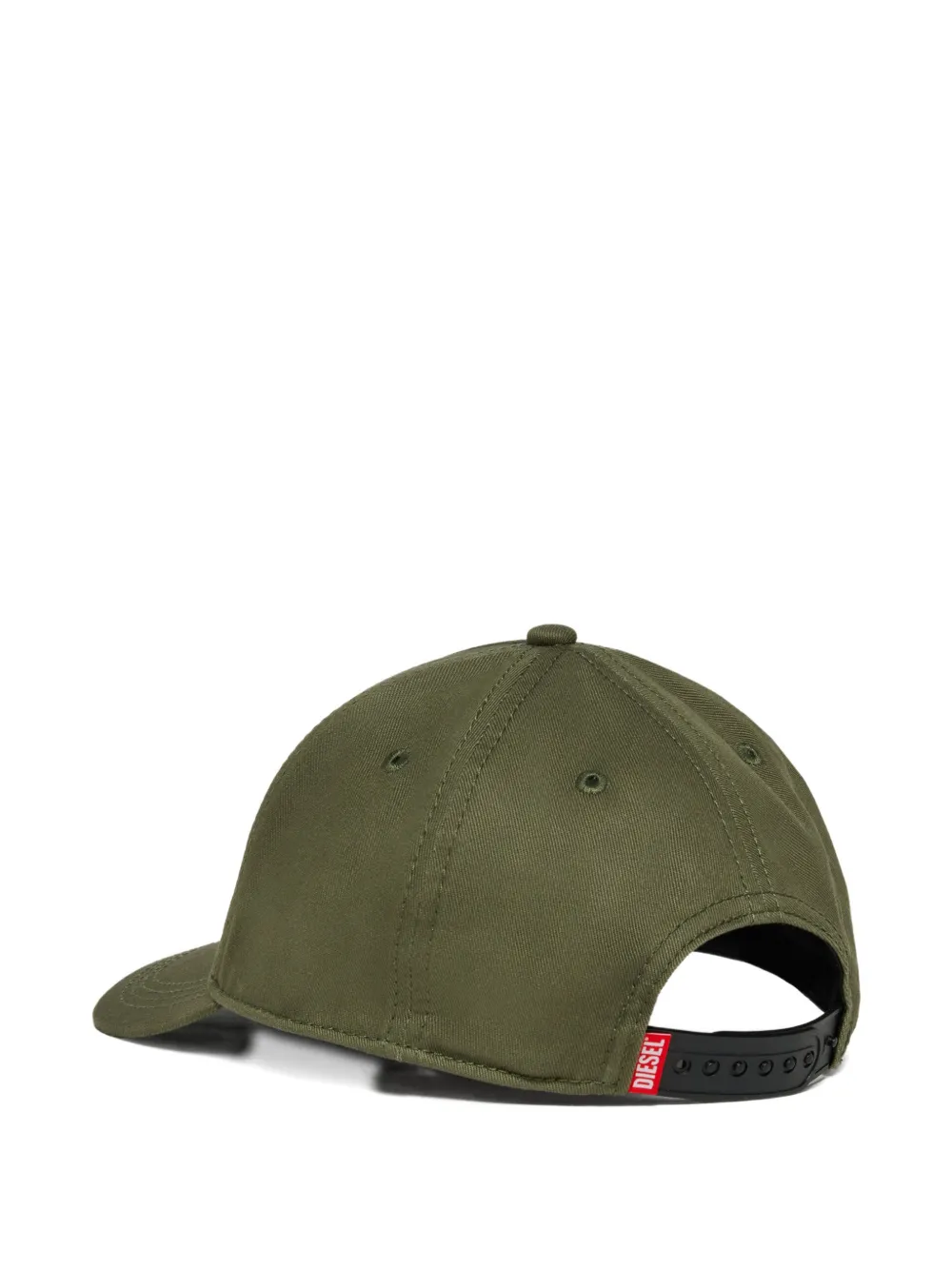 Diesel Kids logo-embroidered baseball cap - Groen