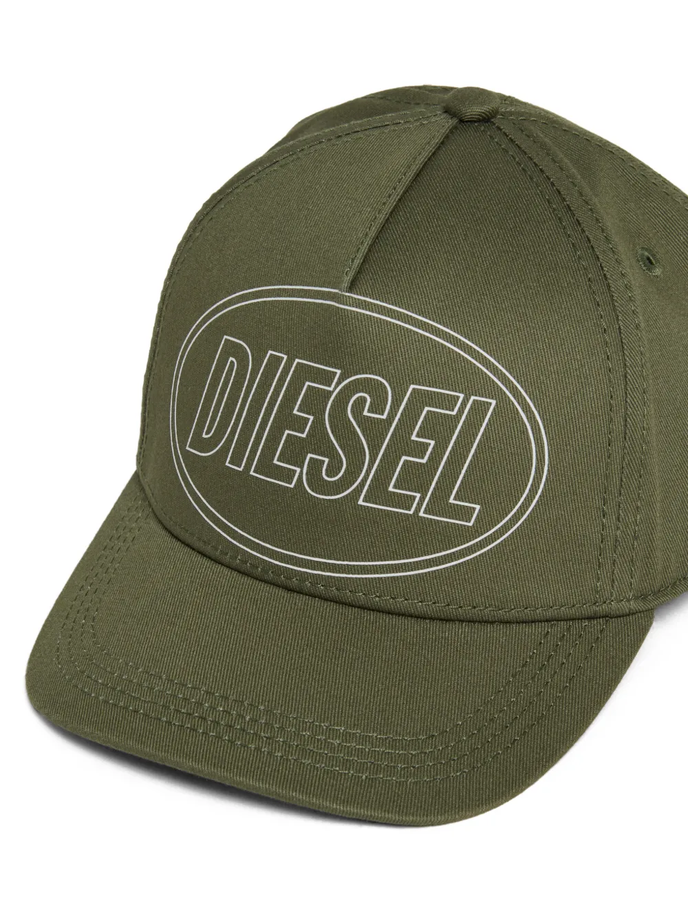 Diesel Kids Honkbalpet met geborduurd logo Groen