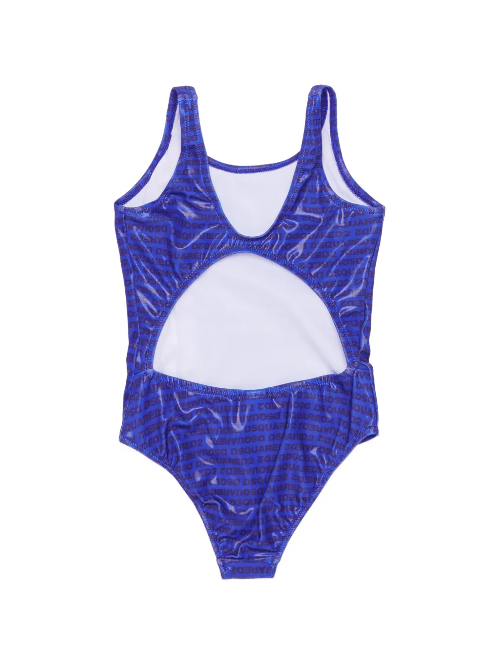  Dsquared2 Kids Open-back Swimsuit - Blue 